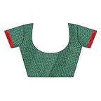 Vamika Green Mirror Work With Jhalar Khadi Silk Saree (AASHI GREEN) | Grab2Buy