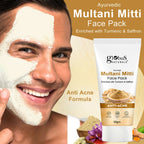 Globus Naturals Anti Acne Multani Mitti Face Pack, For Oily & Acne Prone Skin