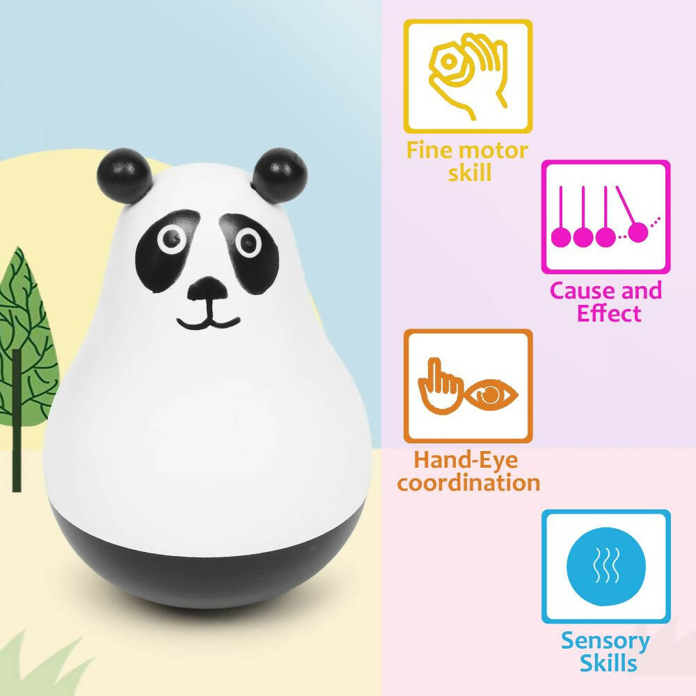 Matoyi Roly Poly Toys For Kids ? Wobbly Panda | Grab2Buy