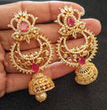 AD Rubies Designer 4 in 1 earrings | Grab2Buy