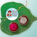 Indianvibez Superhero Metal Rakhi with Fridge Magnet - Kids Rakhi | Grab2Buy