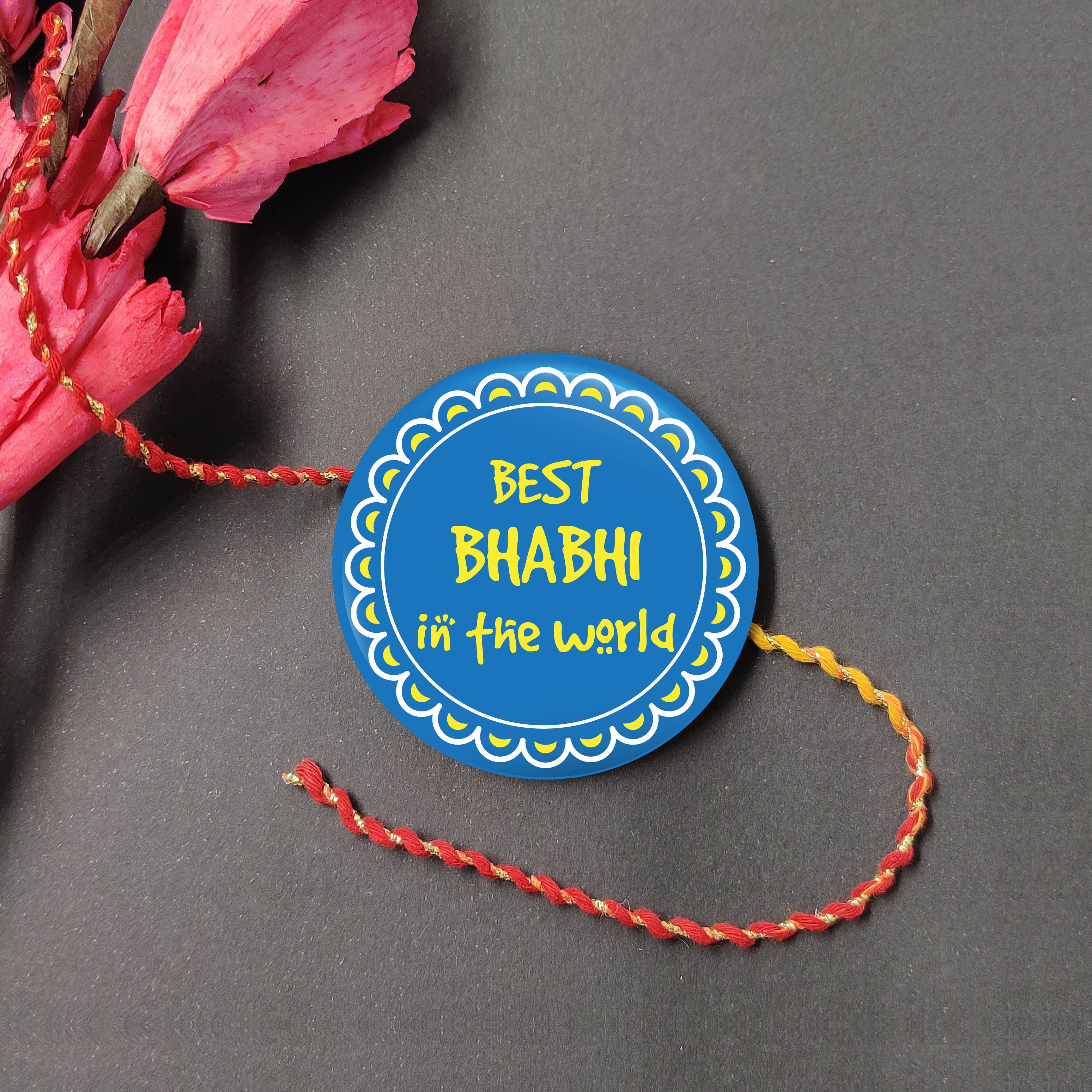Indianvibez Super Bhaiya Wooden Rakhi, Superman Rakhi for Brother - Kids Rakhi | Grab2Buy