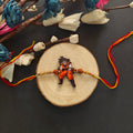 Indianvibez Goku Wooden Rakhi, Anime Rakhi for Brother India - Kids Rakhi | Grab2Buy