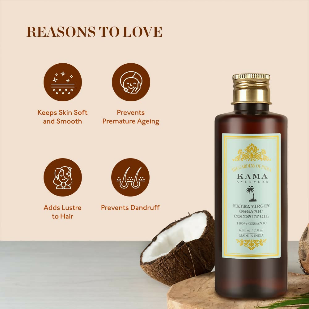 Kama Ayurveda Extra Virgin Organic Coconut Hair Oil | Grab2Buy