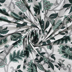 Rudra Bazaar Sea Green 210 TC Cotton Double King Bedsheet With 2 Pillow Covers