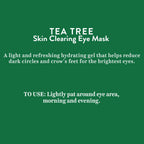 Biotique Advanced Organics Tea Tree Skin Clearing Eye Mask