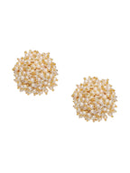 Round Pearl Studs - Ruby Raang | Grab2Buy