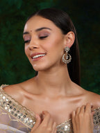 Chand Kundan Earrings - Ruby Raang | Grab2Buy