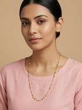 NVR Women Gold Plated Artificial Beads Chain | Grab2Buy