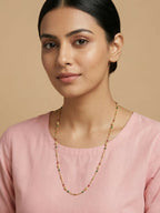 NVR Women Gold Plated Artificial Beads Chain | Grab2Buy