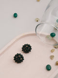 Green Contemporary Studs Earrings - Ruby Raang | Grab2Buy