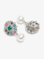 Multicoloured Floral Drop Earrings - Ruby Raang | Grab2Buy