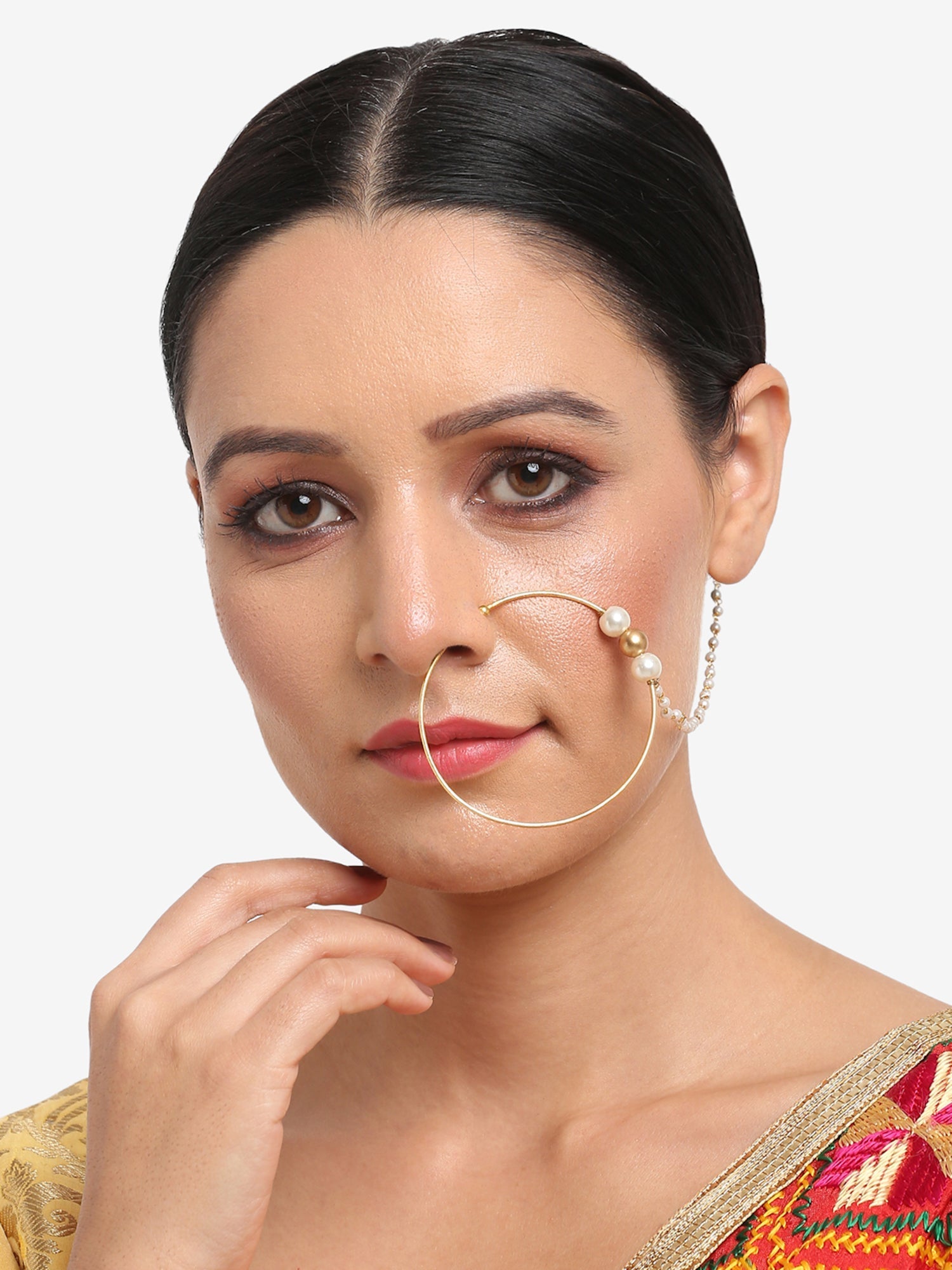 Women's Pearl Nose Ring - Ruby Raang | Grab2Buy
