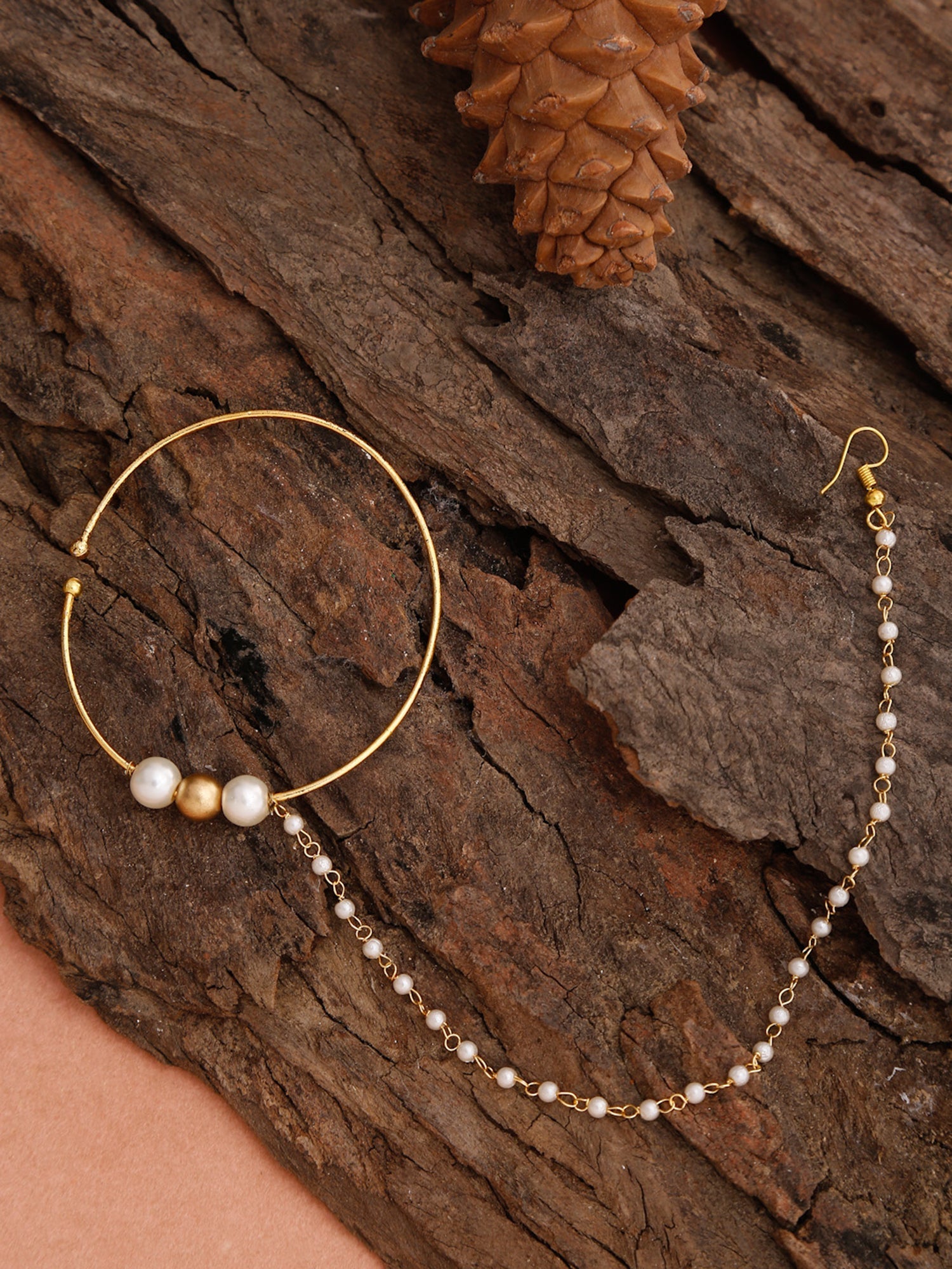 Women's Pearl Nose Ring - Ruby Raang | Grab2Buy
