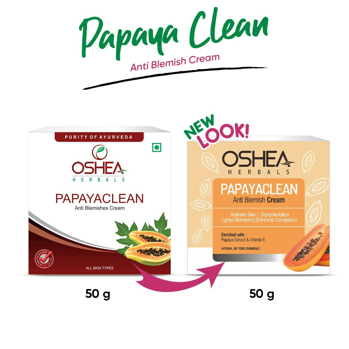 Oshea Herbals Papayaclean Anti Blemish Cream | Grab2Buy