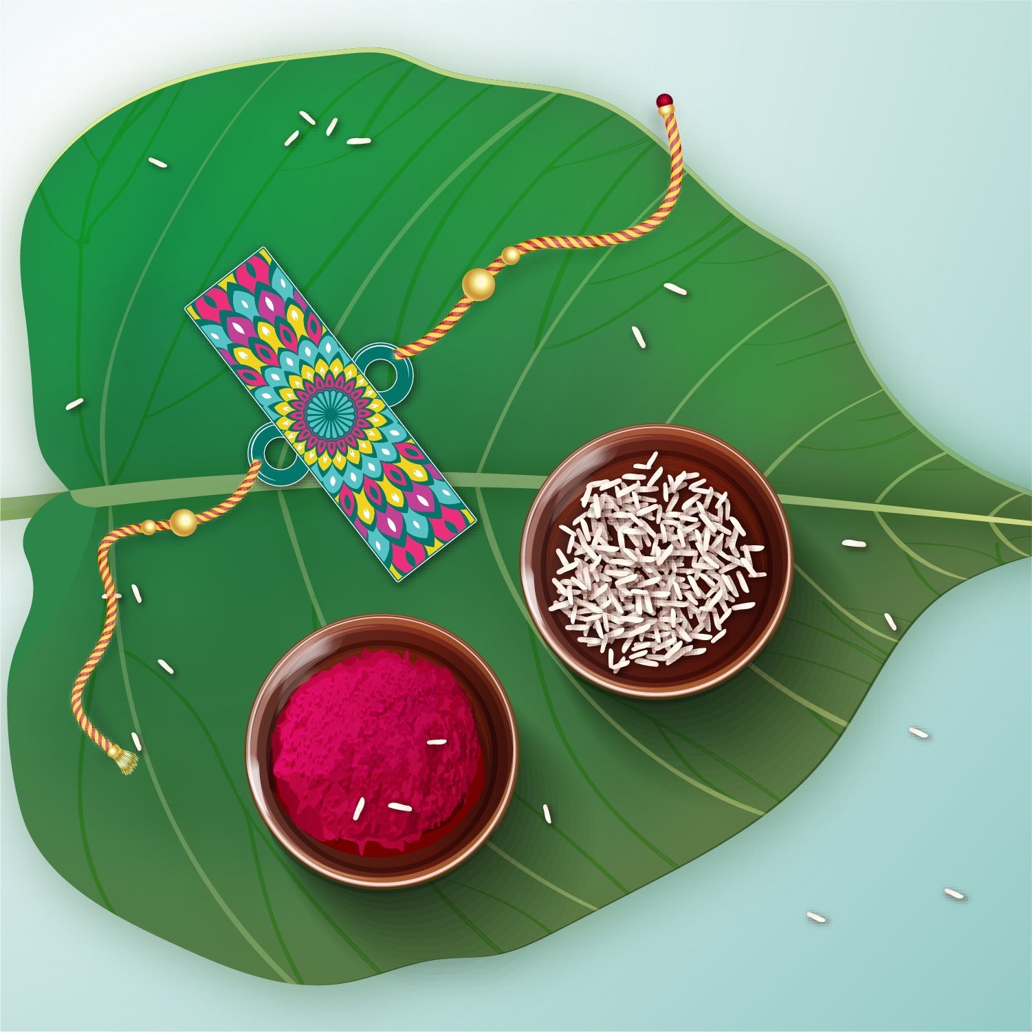 Indianvibez Alphabet J Wooden Rakhi - Kids Rakhi | Grab2Buy
