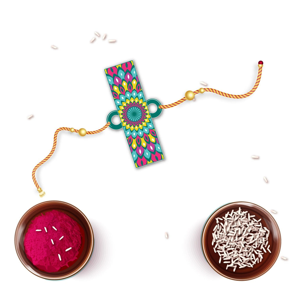 Indianvibez Alphabet J Wooden Rakhi - Kids Rakhi | Grab2Buy