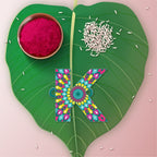 Indianvibez Alphabet K Wooden Rakhi - Kids Rakhi | Grab2Buy