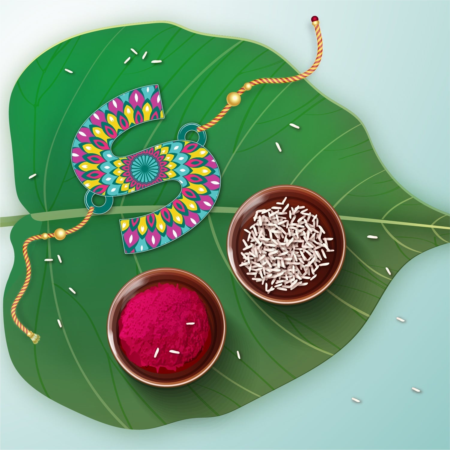 Indianvibez Alphabet S Wooden Rakhi - Kids Rakhi | Grab2Buy