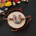Indianvibez Alphabet U Wooden Rakhi - Kids Rakhi | Grab2Buy