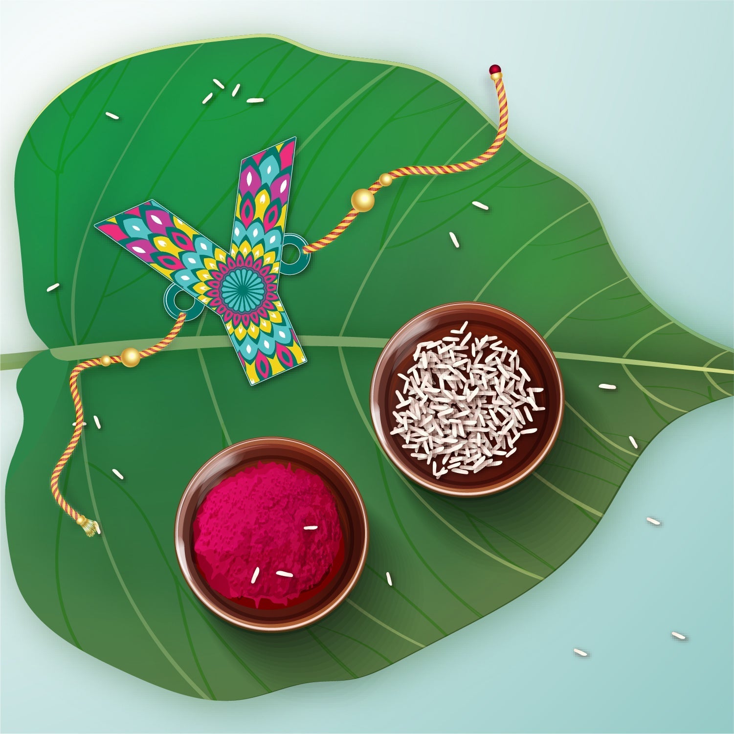 Indianvibez Alphabet Y Wooden Rakhi - Kids Rakhi | Grab2Buy