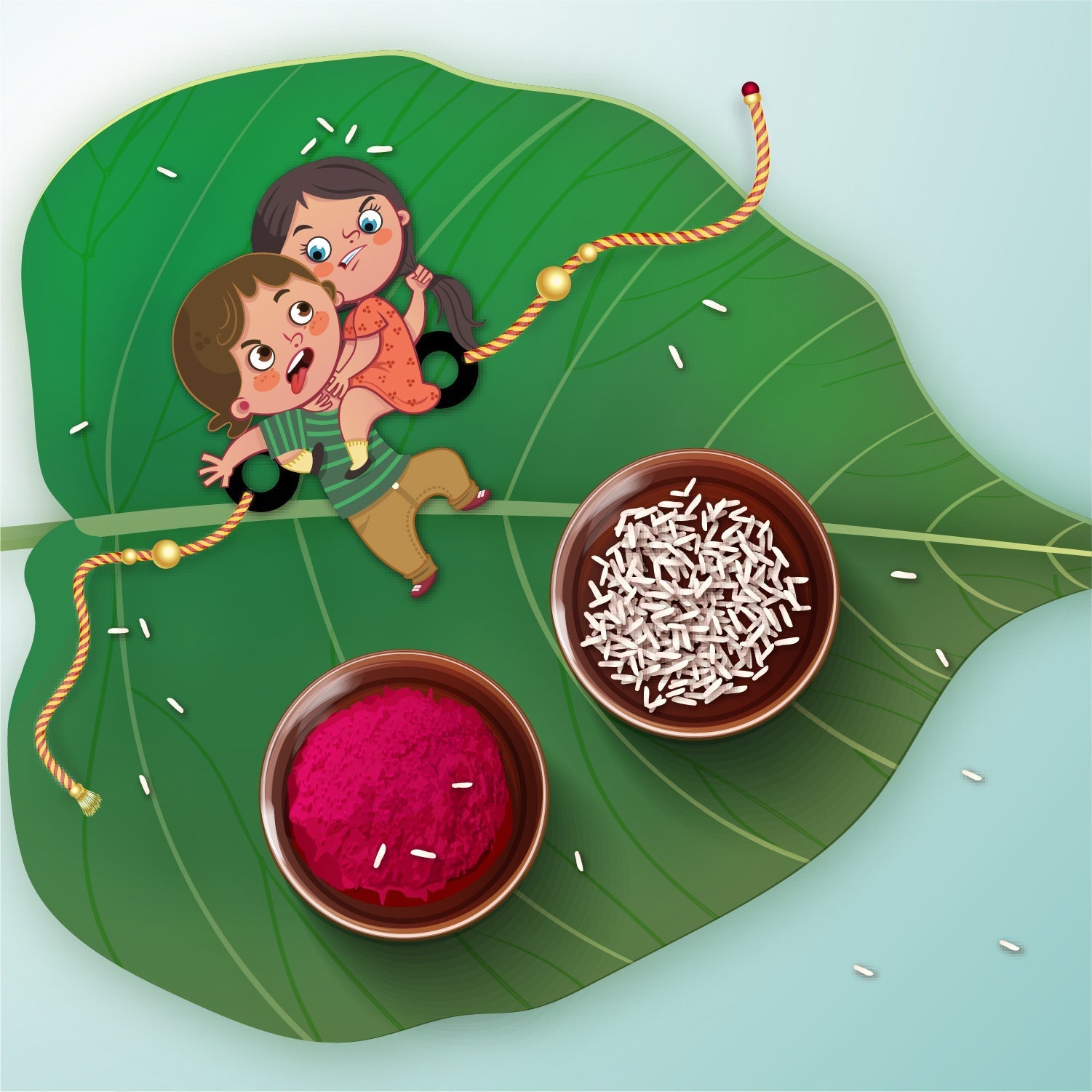 Indianvibez Annoying Brother Wooden Rakhi with Rudraksha, Funny & Quirky Rakhi for Bhaiya, Shop India - Kids Rakhi | Grab2Buy