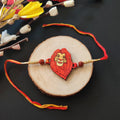 Indianvibez Mufasa Wooden Rakhi with Rudraksha, Lion King Rakhi for Brother, Shop India - Kids Rakhi | Grab2Buy