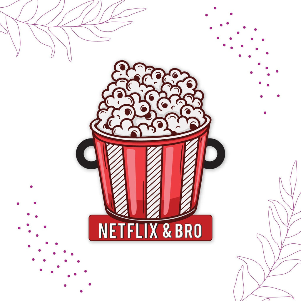 Indianvibez Netflix & Bro Wooden Rakhi with Rudraksha, Chill Bhai Rakhi, Shop India - Kids Rakhi | Grab2Buy