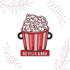 Indianvibez Netflix & Bro Wooden Rakhi with Rudraksha, Chill Bhai Rakhi, Shop India - Kids Rakhi | Grab2Buy
