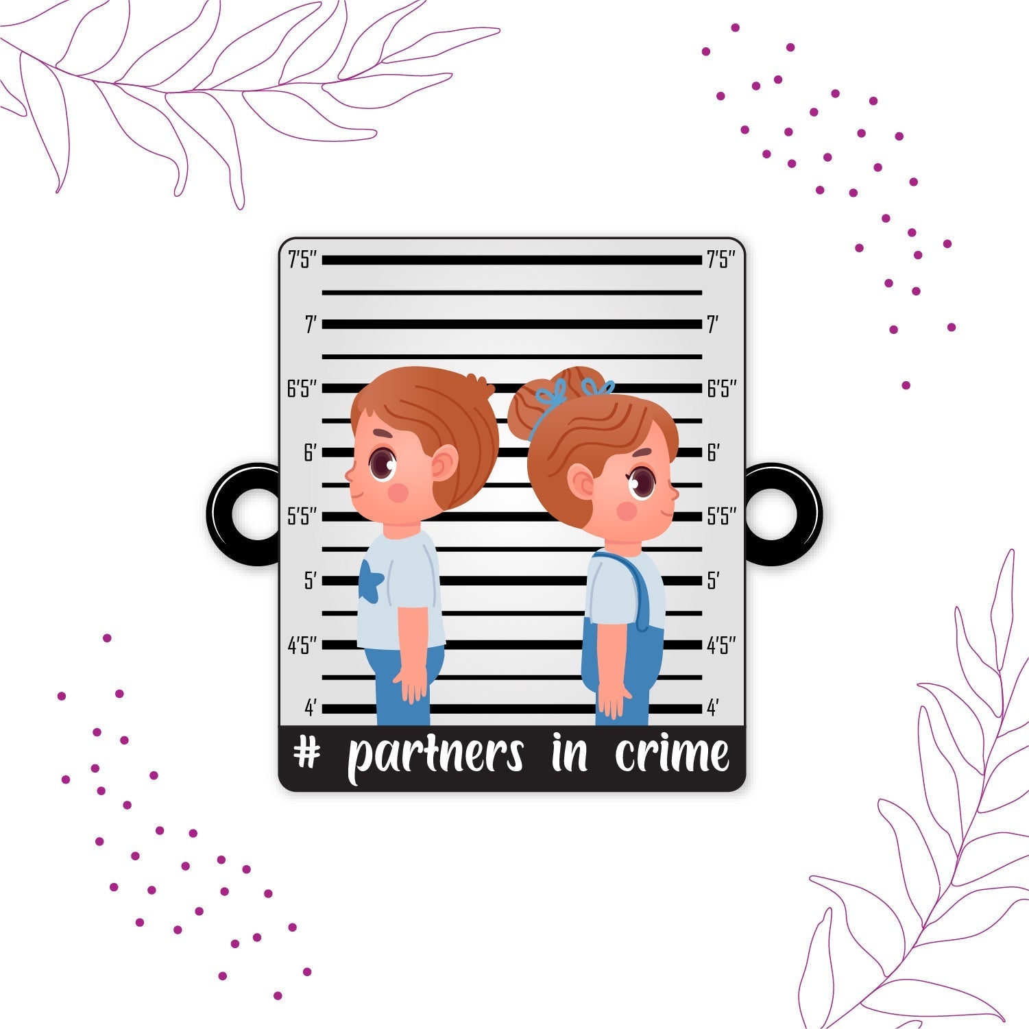 Indianvibez Partners in Crime Rakhi Wooden Rakhi for brother with Rudraksha Thread - Kids Rakhi | Grab2Buy