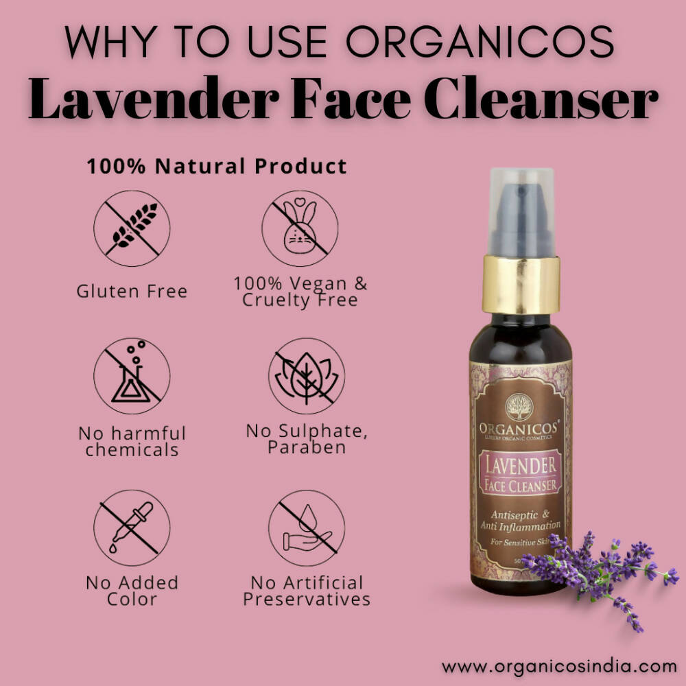Organicos Lavender Face Cleanser | Grab2Buy