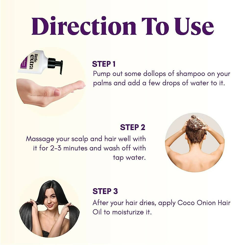 Little Extra Coco Onion Natural Shampoo | Grab2Buy