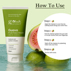 Globus Naturals Guava Fruit Face Wash with Vitamin E & Retinol