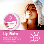 Nuerma Science Rose Petals Lip Balm | Long Lasting Moisturizing Lips