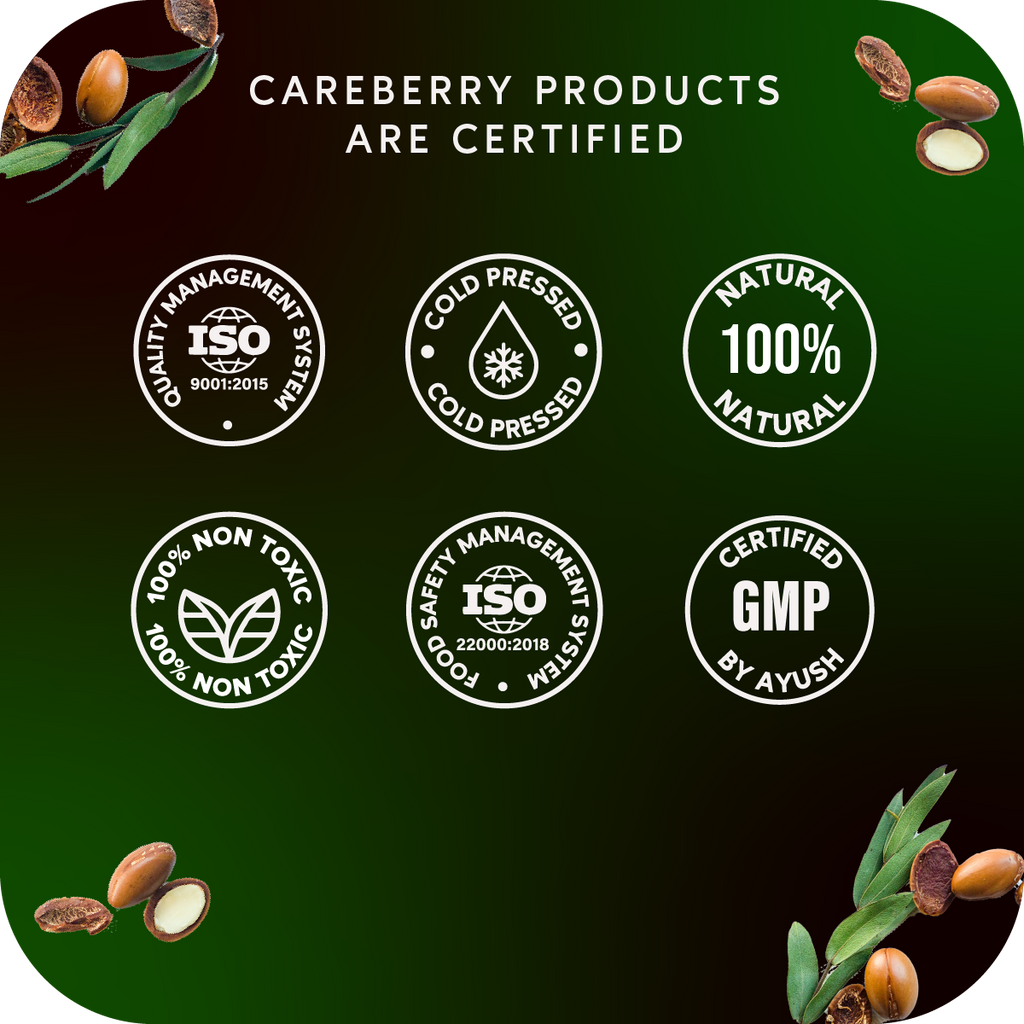 Careberry Organic Rosemary & Jojoba Anti Dandruff Hair Oil | Grab2Buy