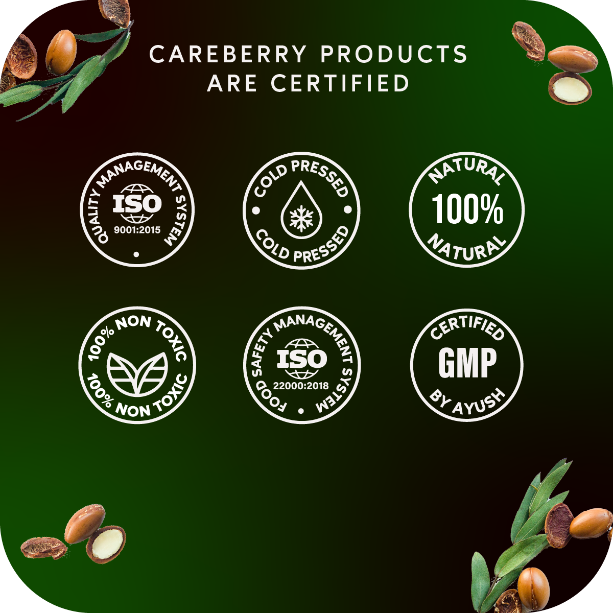 Careberry Organic Rosemary & Jojoba Anti Dandruff Hair Oil | Grab2Buy