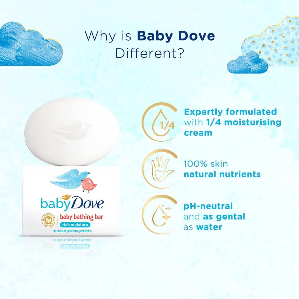 Baby Dove Rich Moisture Bathing Bar | Grab2Buy