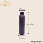 Tamas Hammered Antique Oreo Copper Water Bottle | Grab2Buy
