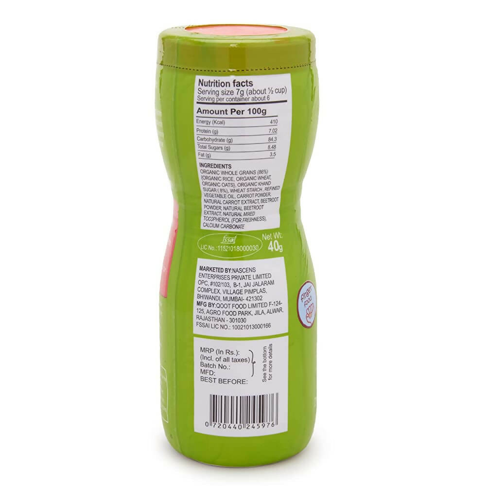Happa Multigrain Carrot & Beetroot Melts Super Puffs (8 Months+) | Grab2Buy