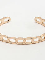NVR Men's Set of 2 Rhodium-Plated Metal Cuff Bracelet