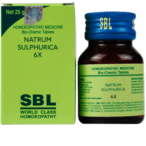 SBL Homeopathy Natrum Sulphuricum Biochemic Tablets | Grab2Buy