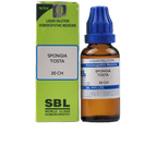 SBL Homeopathy Spongia Tosta Dilution
