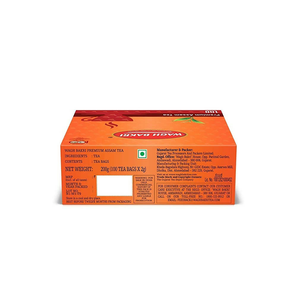 Wagh Bakri Premium Assam Tea Bags | Grab2Buy