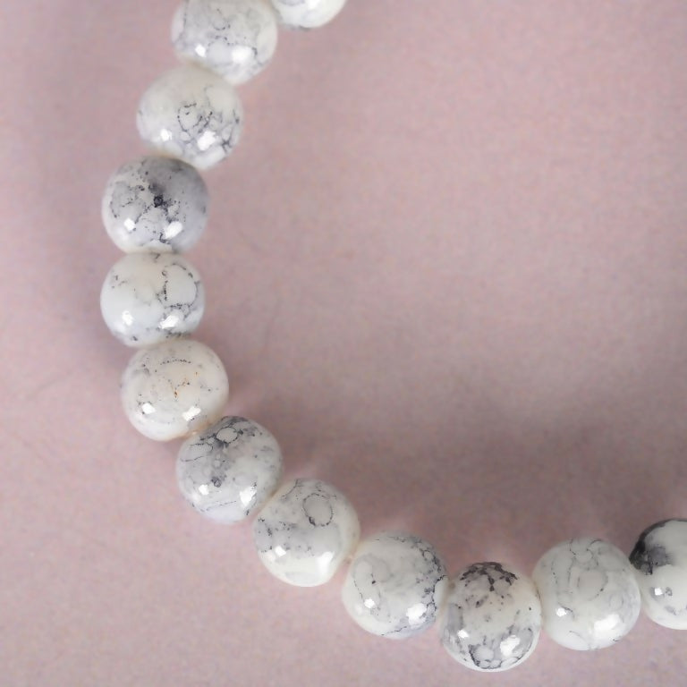 NVR Men & Women Marbel Elasticated Bracelet | Grab2Buy