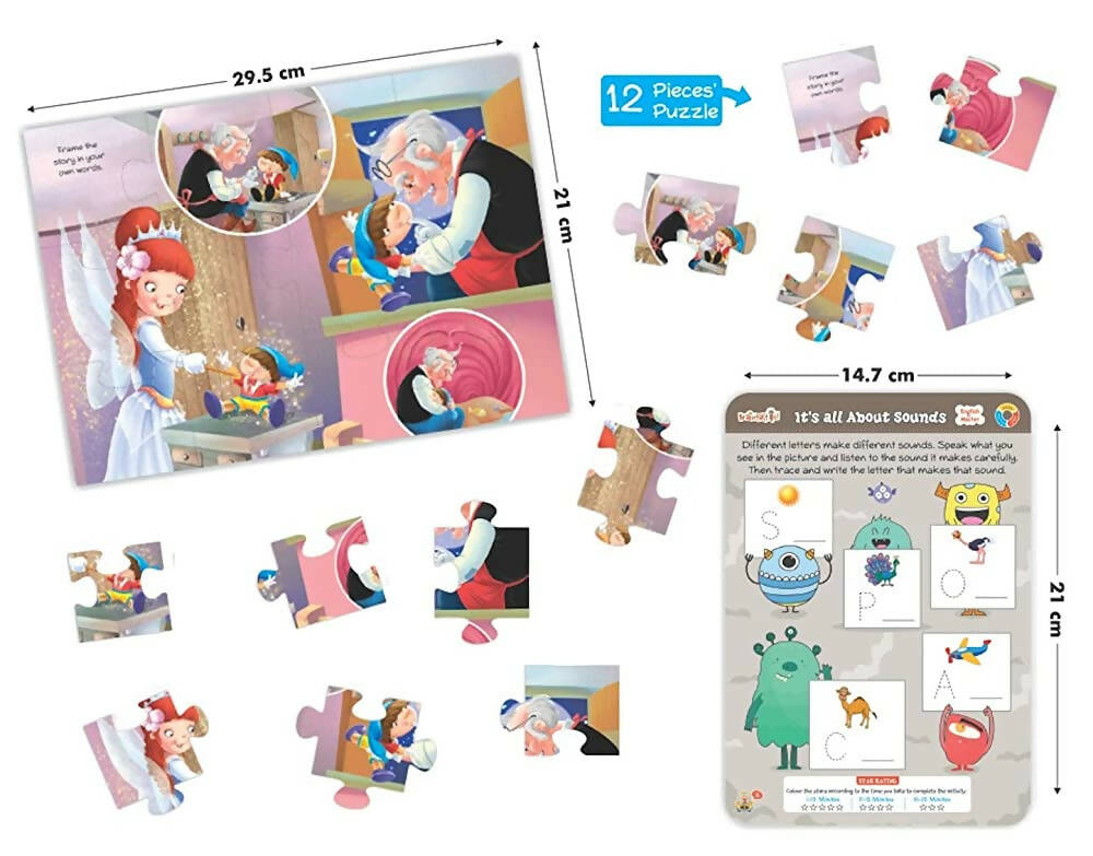 Braintastic Educational Game: English Master (6-99 Years) / Write & Wipe Reusable Activity Sheets/Kids Toy/ Free Puzzle | Grab2Buy