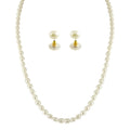 J Pearls 1 Line Oval Pearl Necklace - Real Pearl Jewelry | Grab2Buy