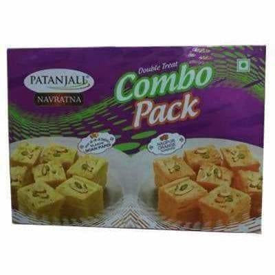 Patanjali Soanpapdi Combo ( Pure Ghee Elaichi + Orange) | Grab2Buy