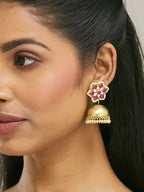 Nuyug 22k Gold-Plated Jhumkas | Grab2Buy