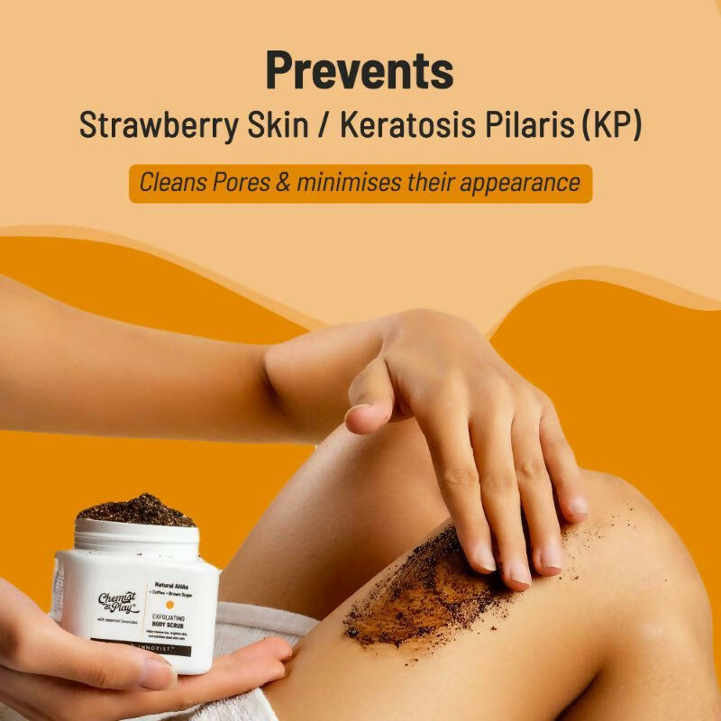Chemist At Play Exfoliating Body Scrub For Removing Tan & Dead Skin Cells, Men & Women | Grab2Buy