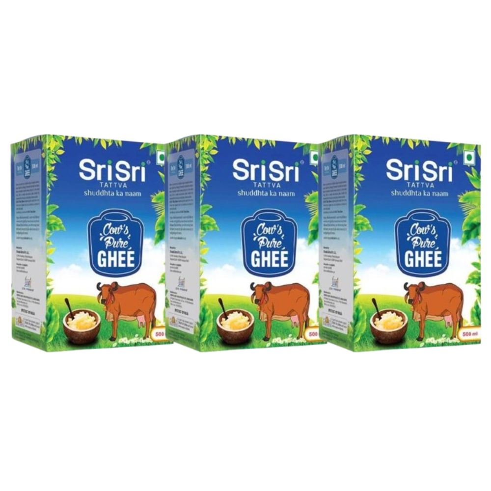 Sri Sri Tattva Cow's Pure Ghee | Pure Cow Ghee for Better Digestion and Immunity | Pure A2 Cow Ghee | Grab2Buy